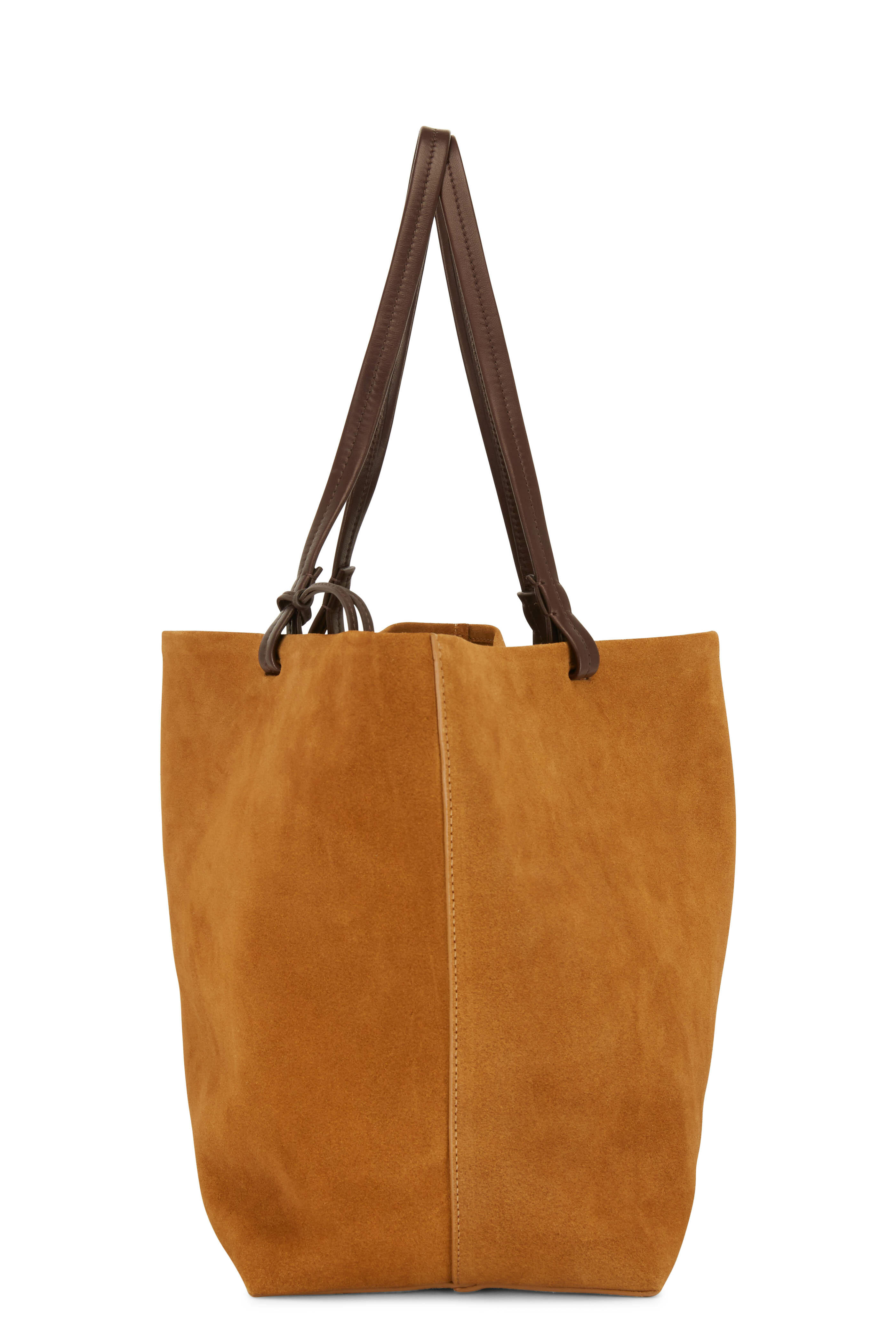 The Row - Park Lux Marraca Cognac Suede Tote