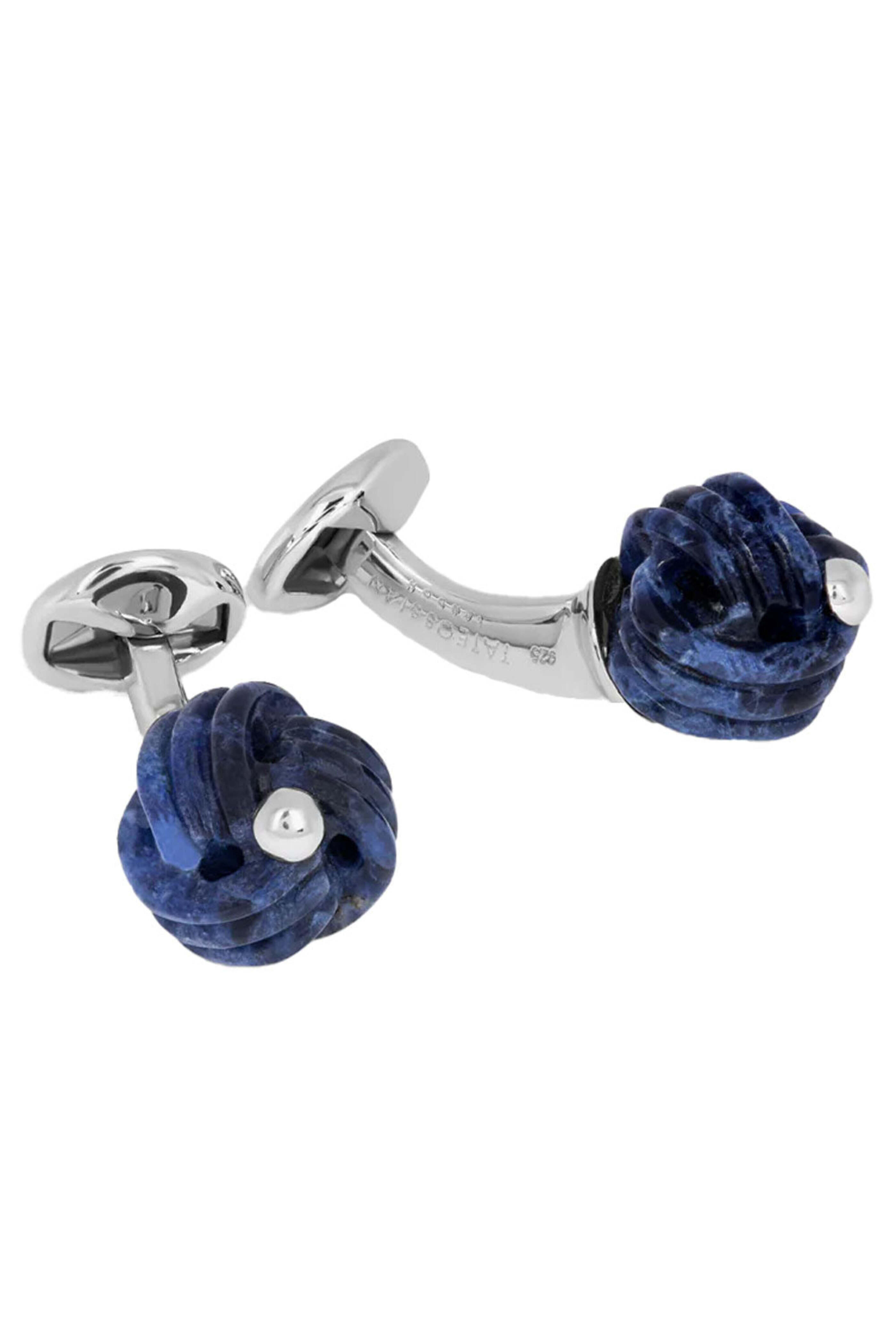 Tateossian - Sterling Silver and Sodalite Knot Cufflinks