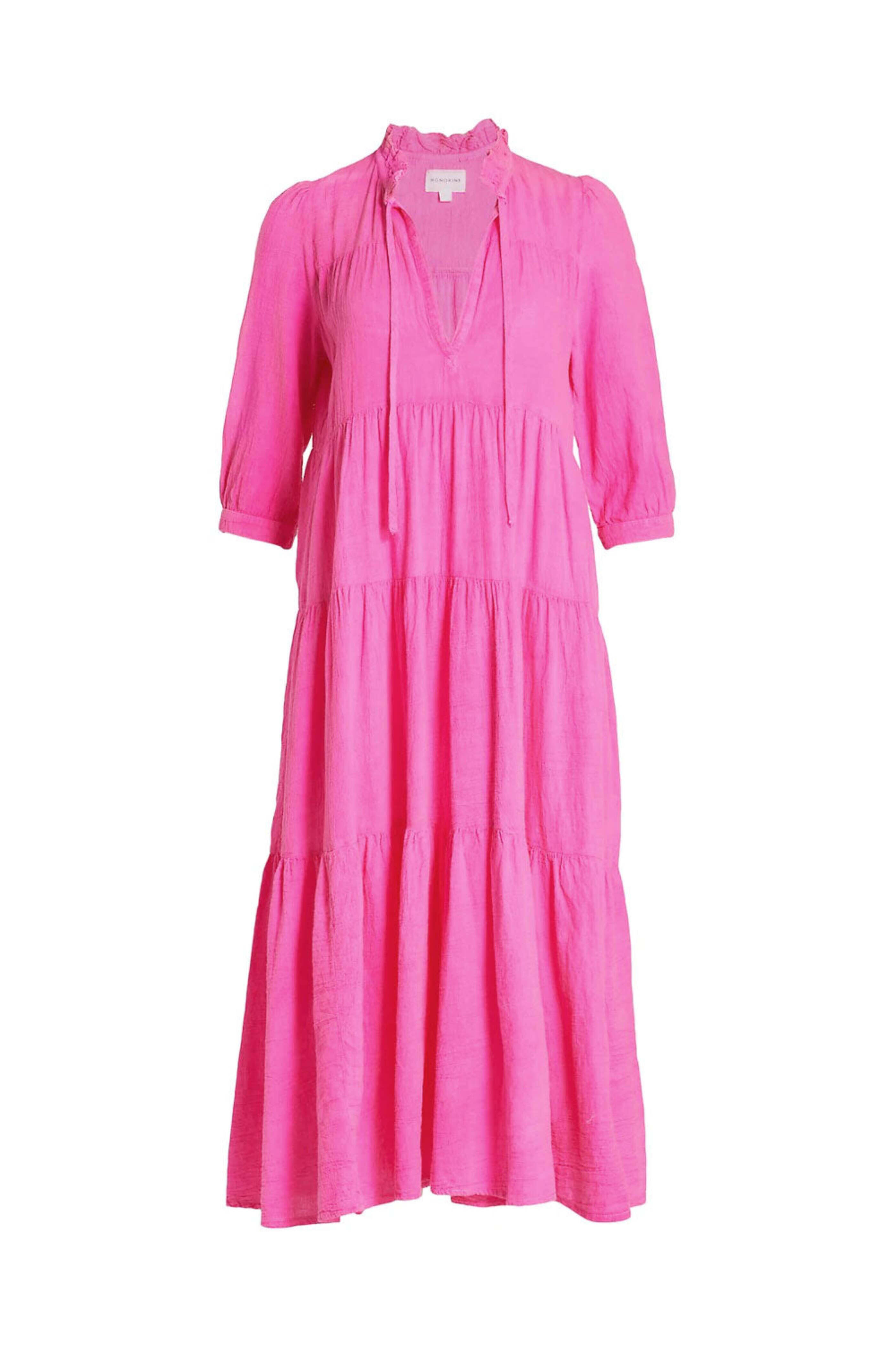 Honorine - Hibiscus Giselle Midi Dress