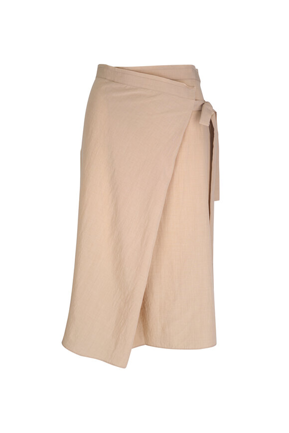 Vince - Cliffside Asymmetric Wrap Skirt