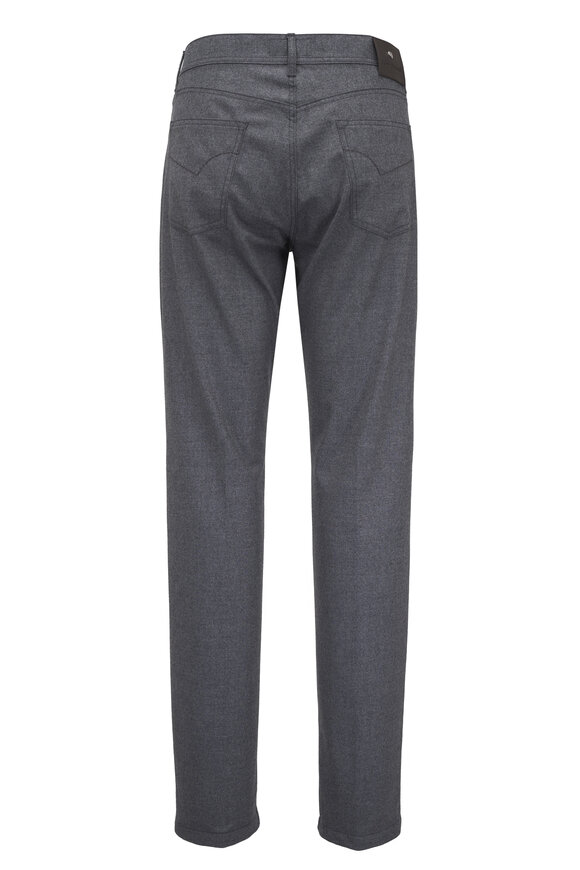 Marco Pescarolo Medium Gray Cashmere Five Pocket Pant - view 3