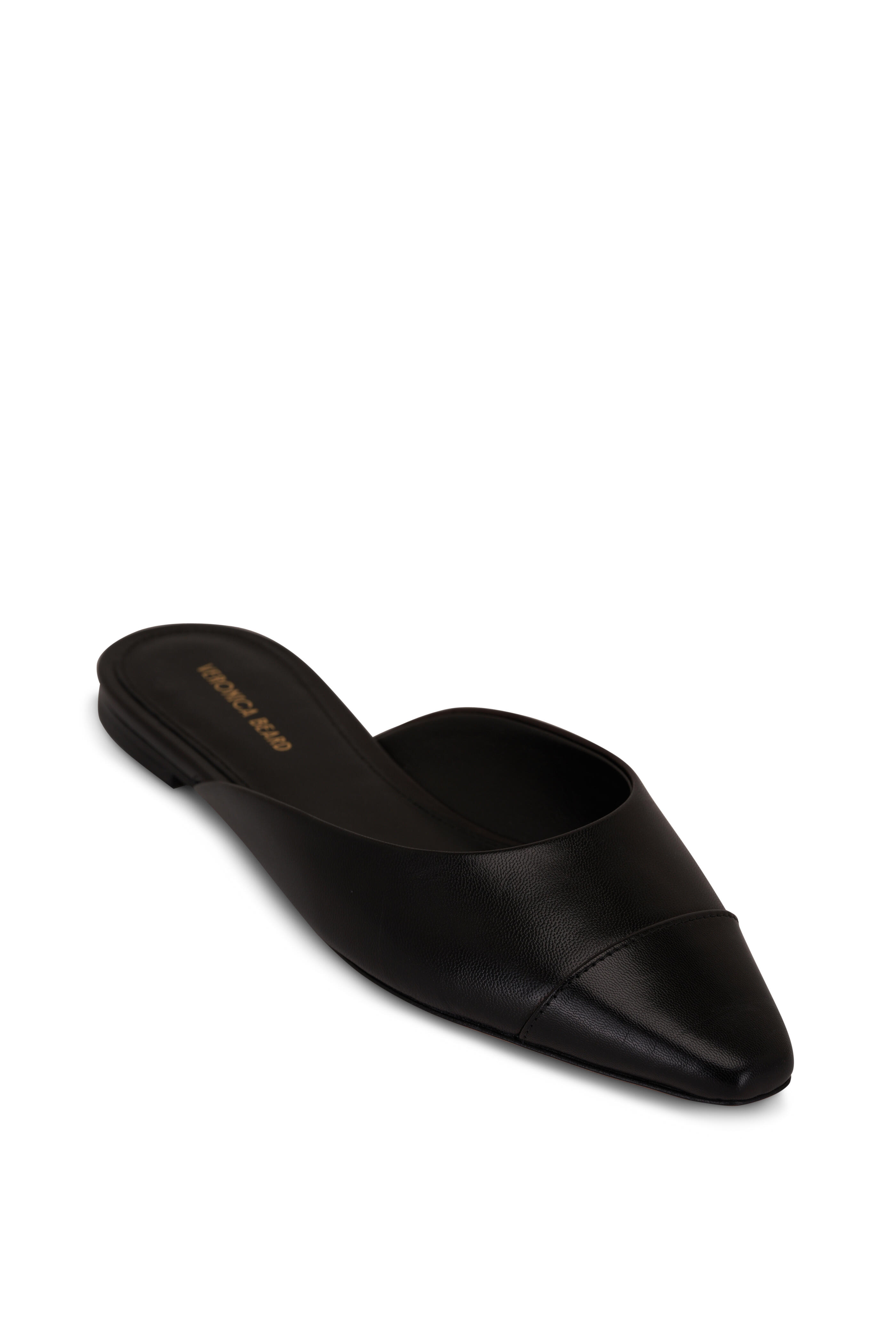 Veronica Beard Bera Chain Loafer Mules Black Size 8.5