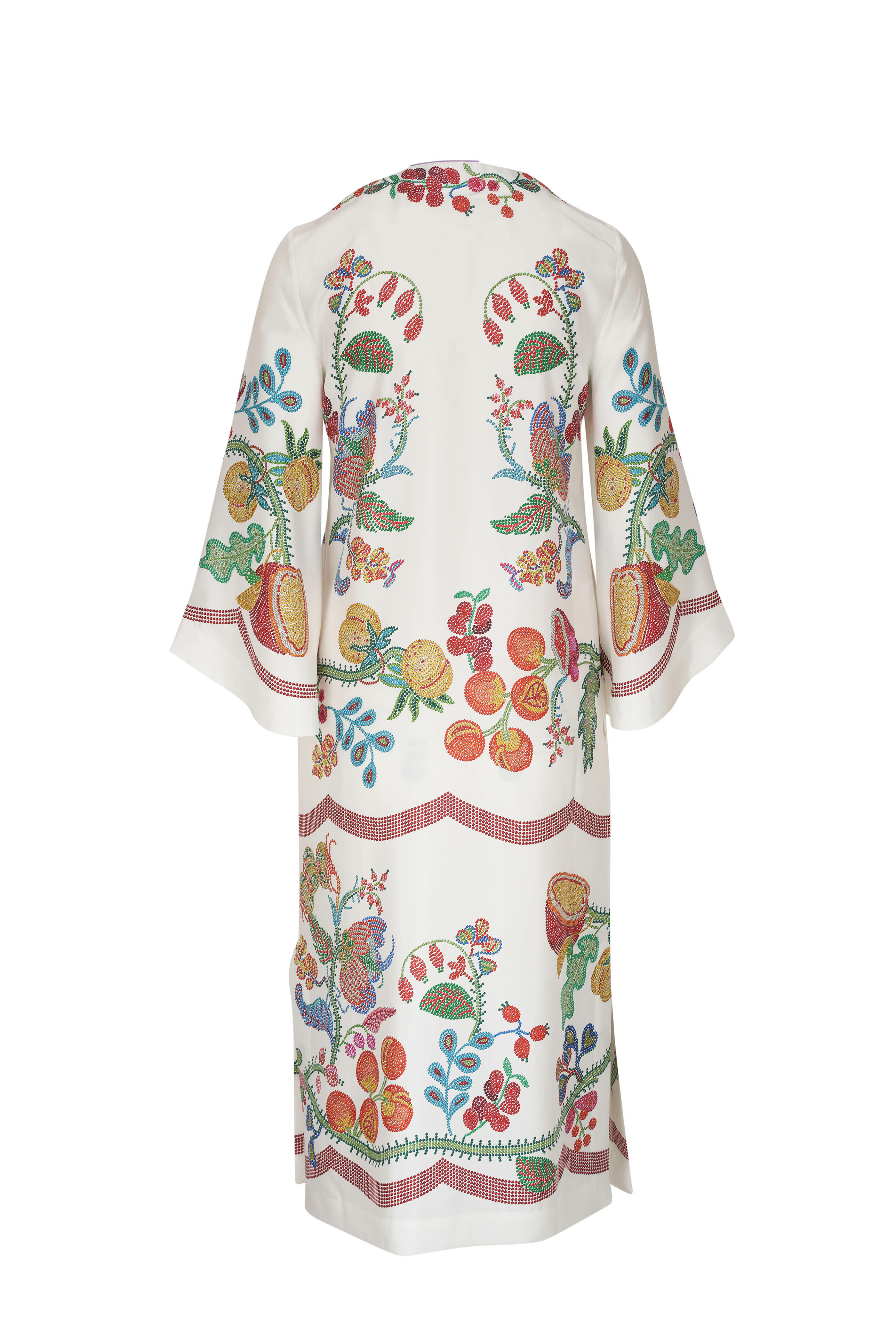 La DoubleJ - Grenadilla Place Off White Silk Twill Kaftan