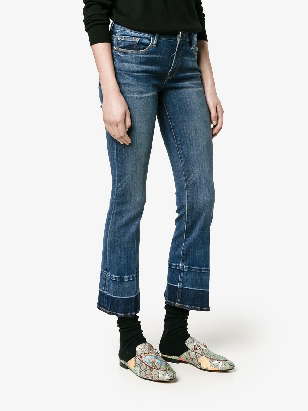 Frame - Le Crop Mini Boot Released Hem Jean