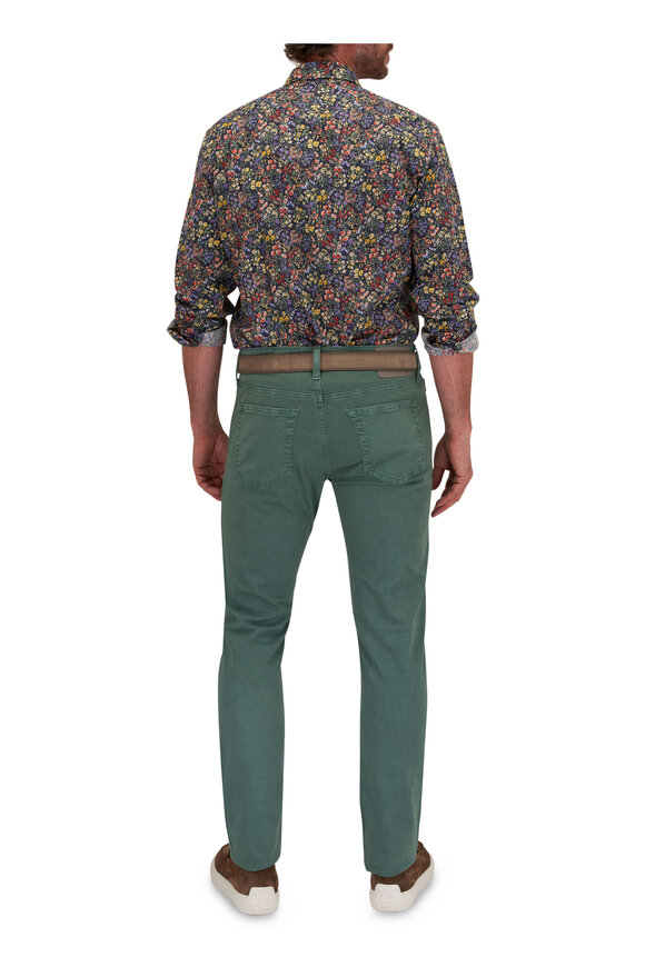 Paul Smith - Blue Floral Print Sport Shirt