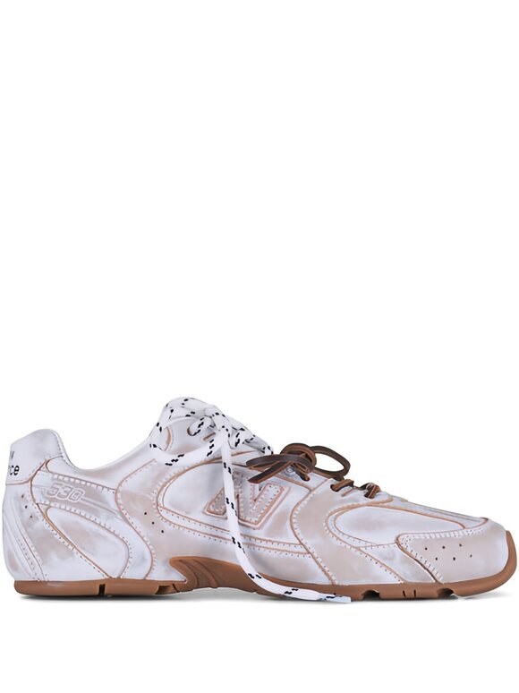 Miu Miu Bianco 530 SL Leather Low Top Sneaker - view 6