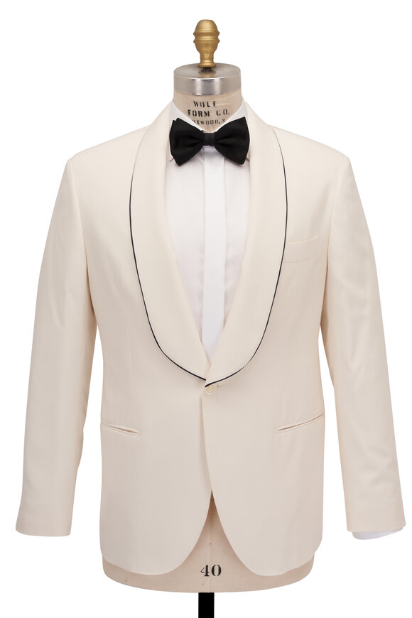 Brunello Cucinelli - Off White Silk Dinner Jacket