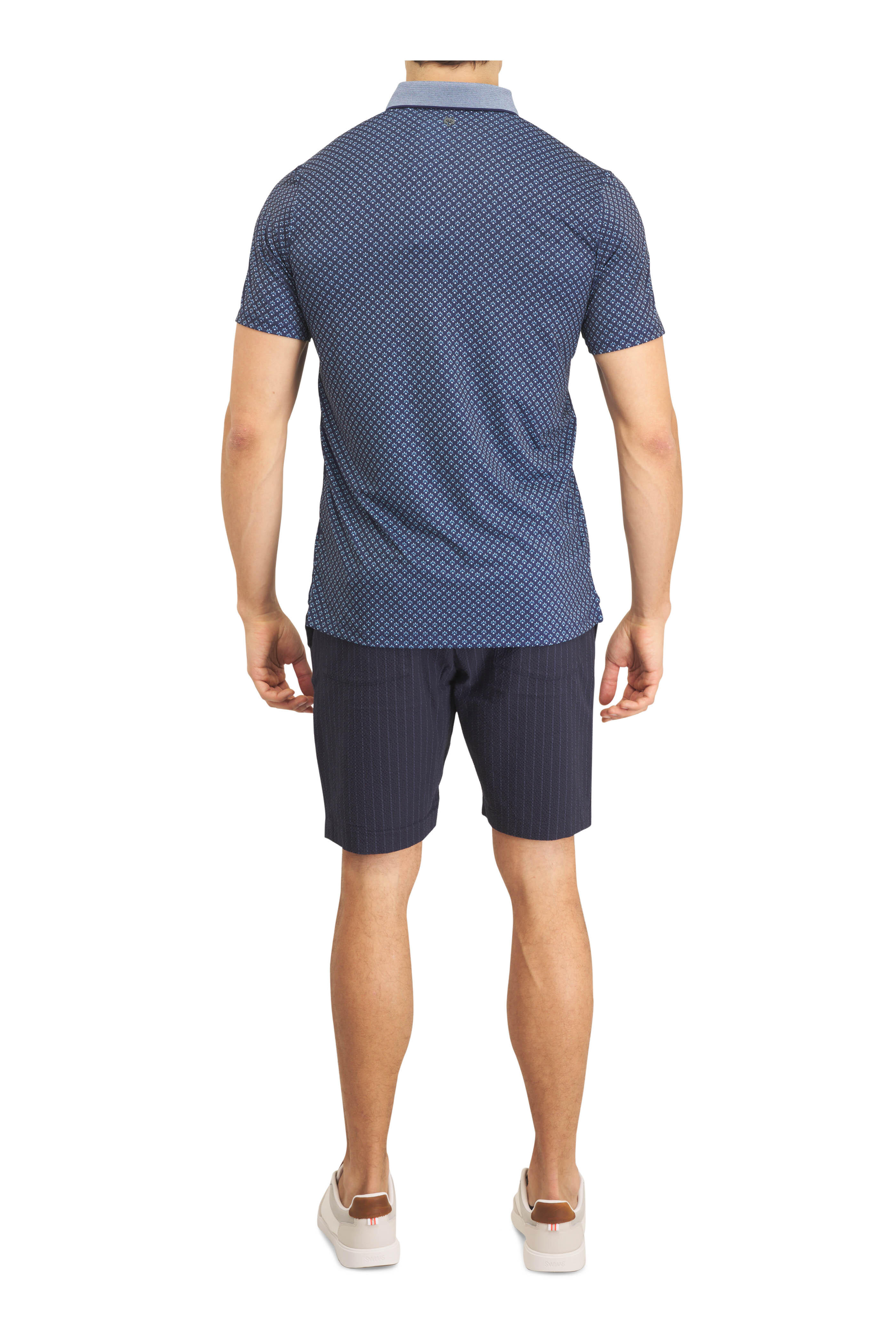 Deke - Indigo 360 Short Supernatural Seersucker Shorts