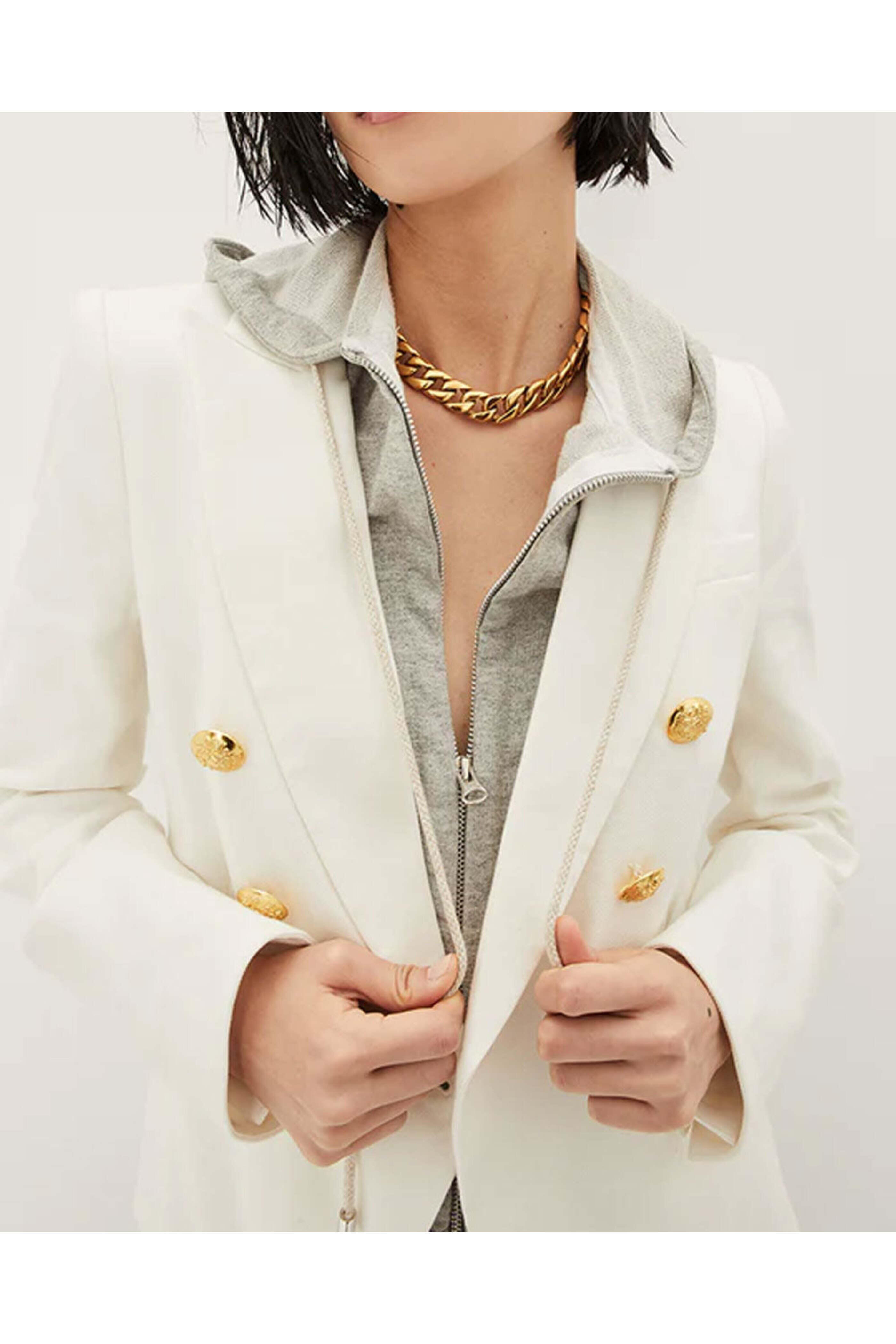 Veronica Beard - White Miller Dickey Jacket