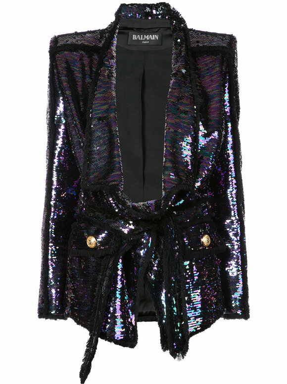 Balmain - Multicolor Sequin Robe Jacket