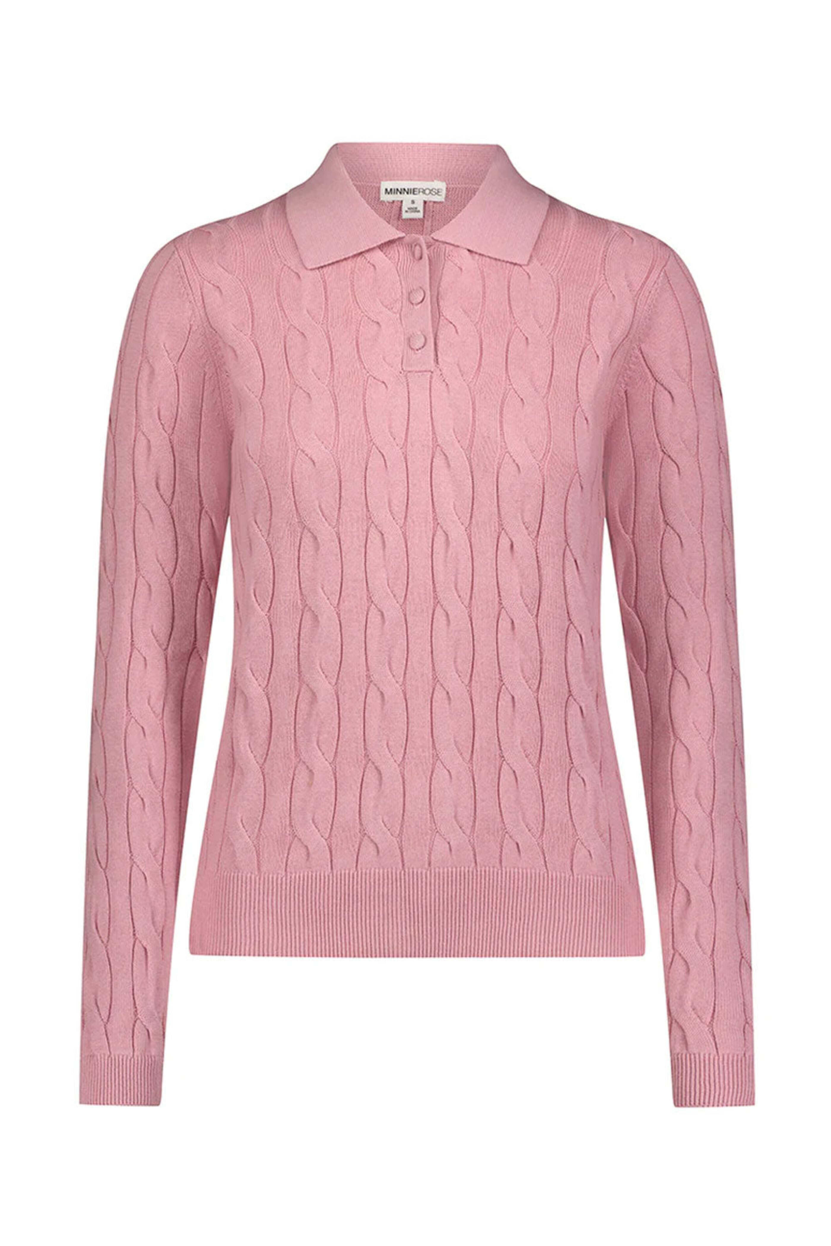 Minnie Rose - Fondant Sweet ¾ Sleeve Polo