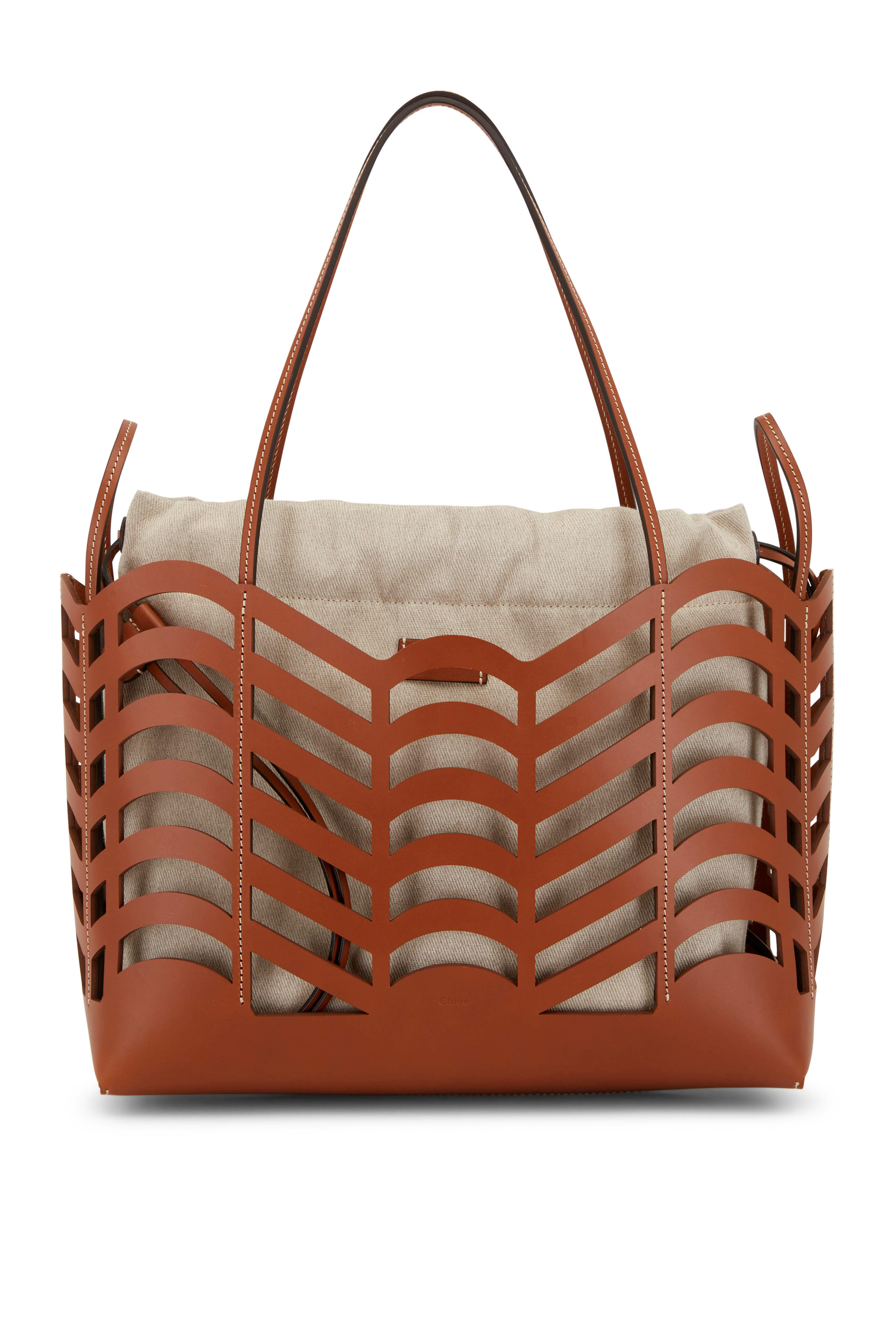 Caramel Basket Bag
