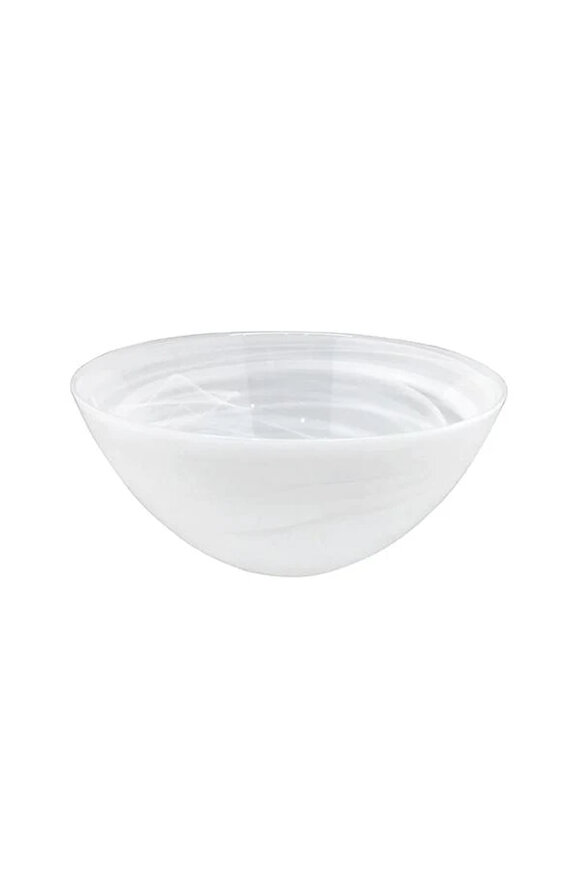 Mariposa Medium White Alabaster Bowl