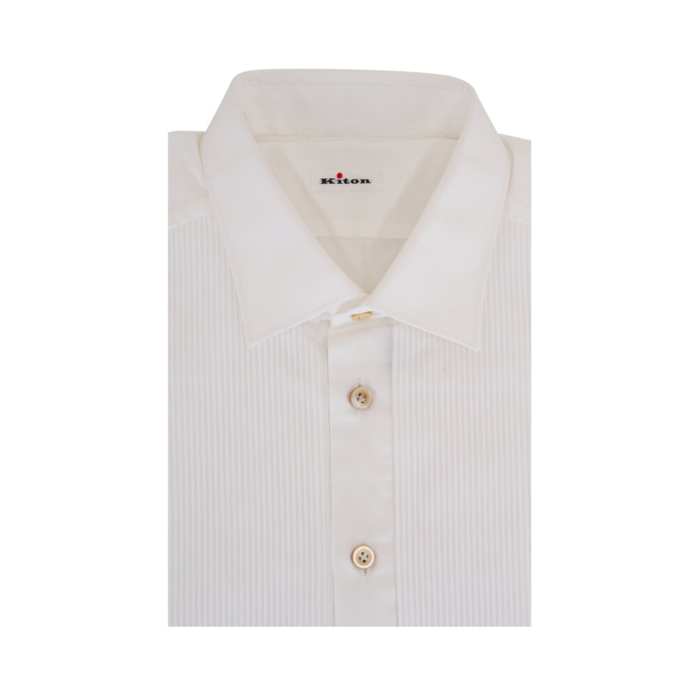 Tシャツ・カットソー KITON Silk cashmere t-shirt White D5770500120 Kiton Silk cashmere t-shirt (Kiton/Tシャツ・カットソー