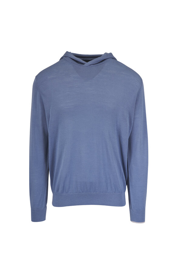 Greyson Vintage Saratoga Indigo Wool Hoodie - view 1