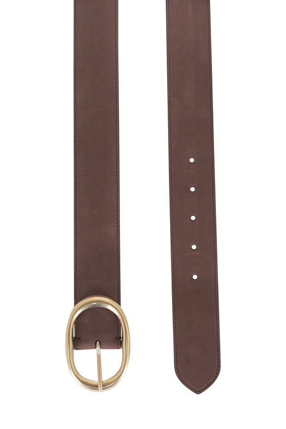 TWP Chocolate Wide Belt, 40mm - view 2