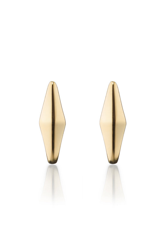 Monica Rich Kosann 18k Yellow Gold Large Point North Hoops - view 1