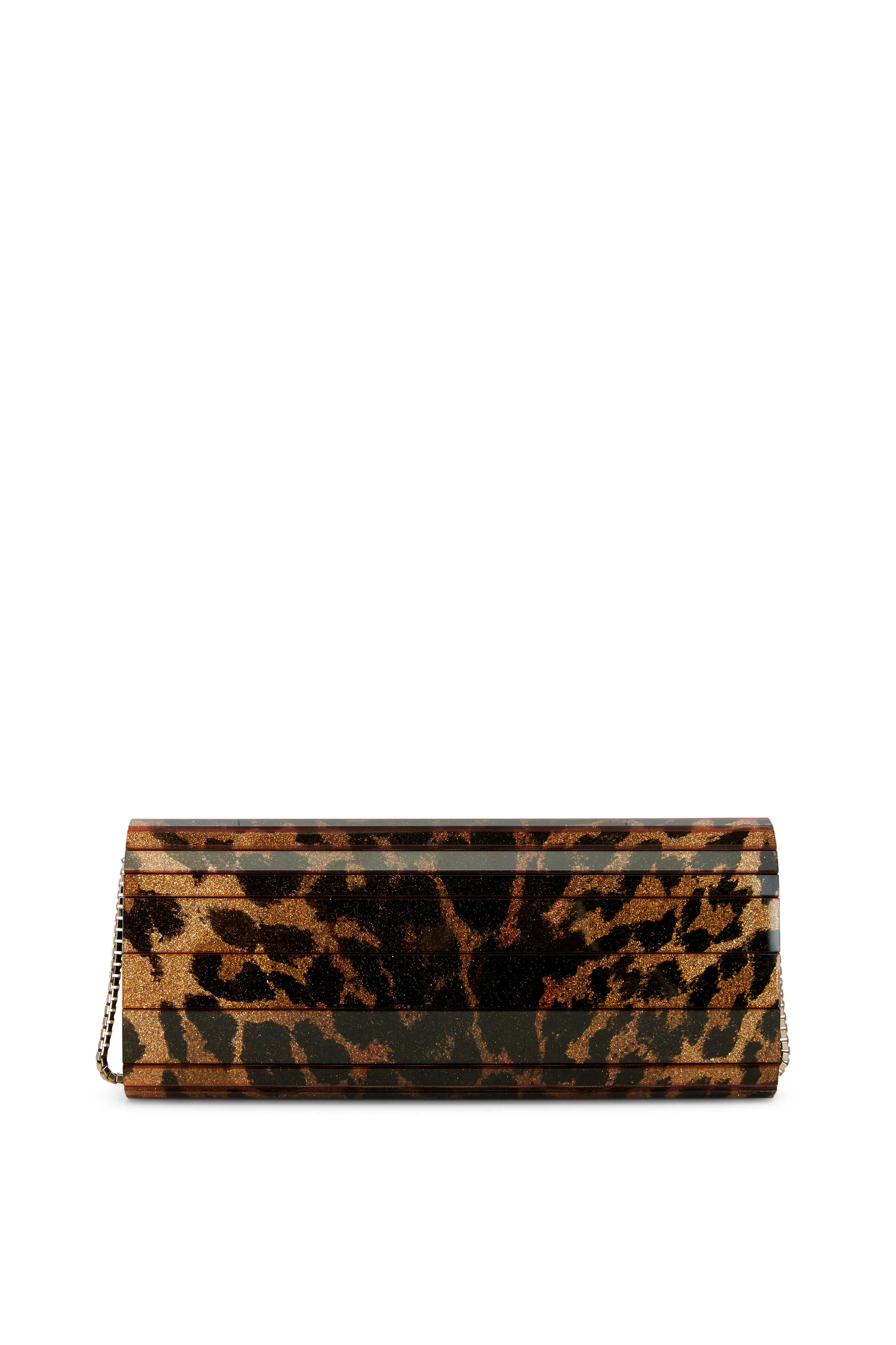 Jimmy Choo - Sweetie Leopard Glitter Clutch