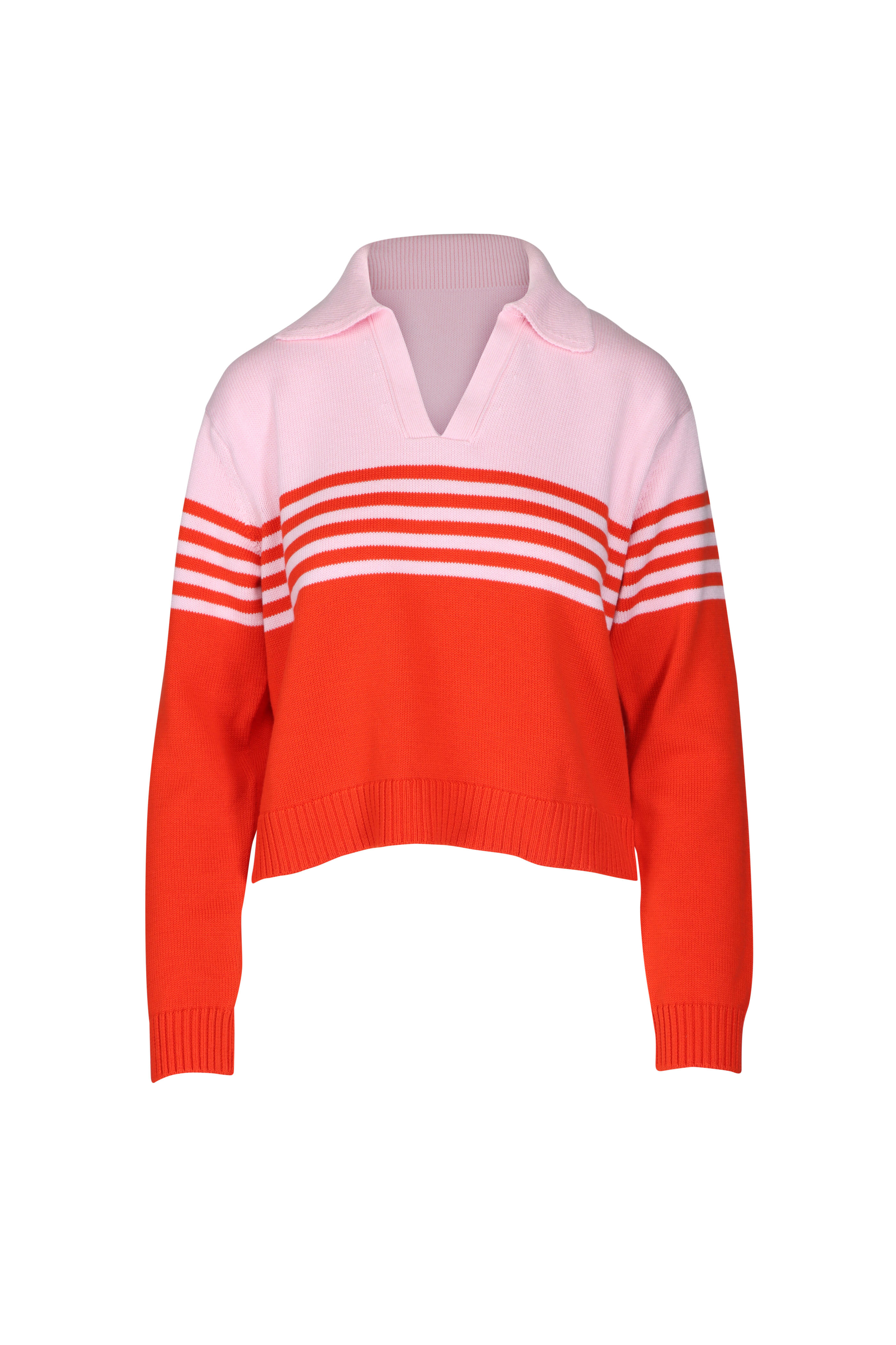 Simkhai - Jules Stripe Polo Sweater