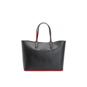 Christian Louboutin - Cabata Black & Red Leather Studded Tote