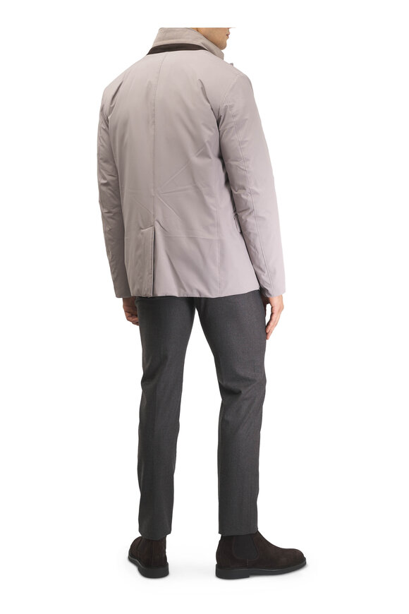 Marco Pescarolo Dark Brown Cashmere Five Pocket Pant - view 3
