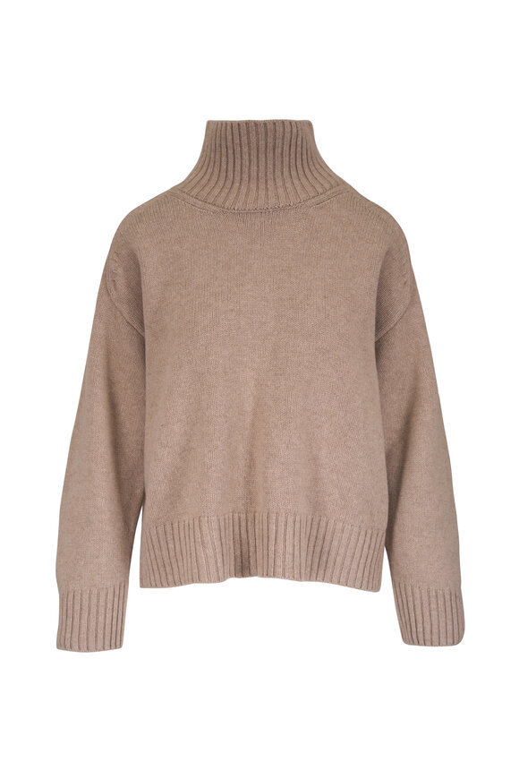 Citizens of Humanity Scout Tan Wool & Cashmere Turtleneck Sweater - view 1