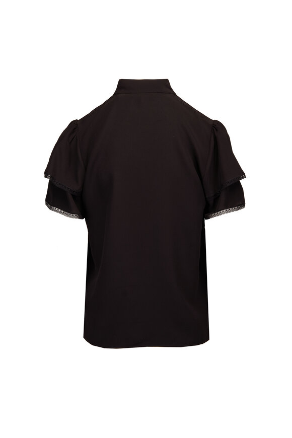 Frame The Silk Black Arcadia Top - view 2