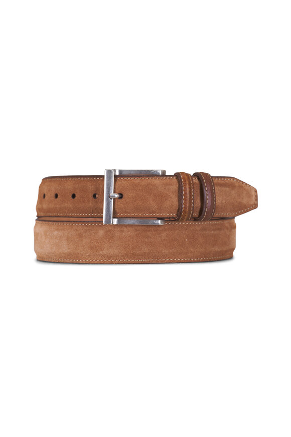 Martin Dingman Bill French Roast Suede Belt