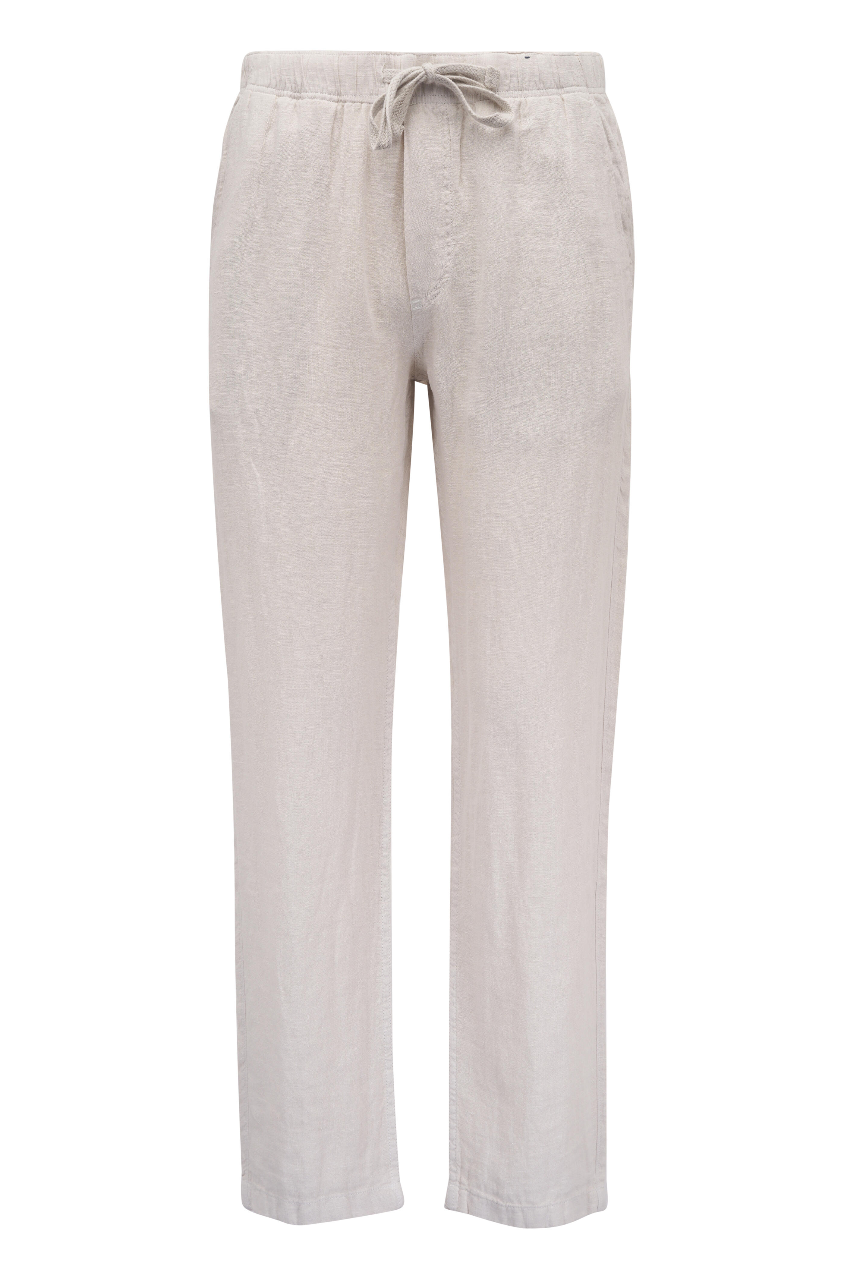 Faherty Brand - Weathered Sand Linen Drawstring Pant