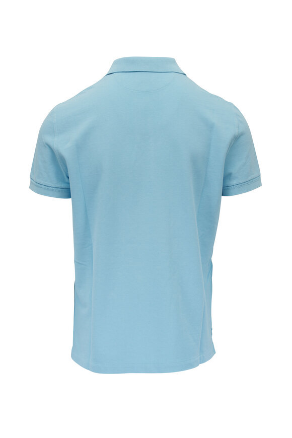 Tom Ford - Sky Blue Cotton Tennis Piquet Polo