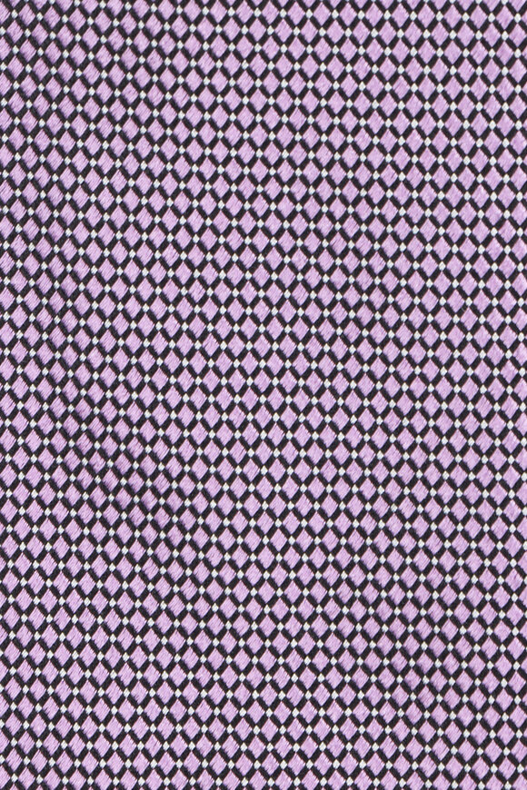 Isaia Purple Micro Medallion Silk Necktie - view 2
