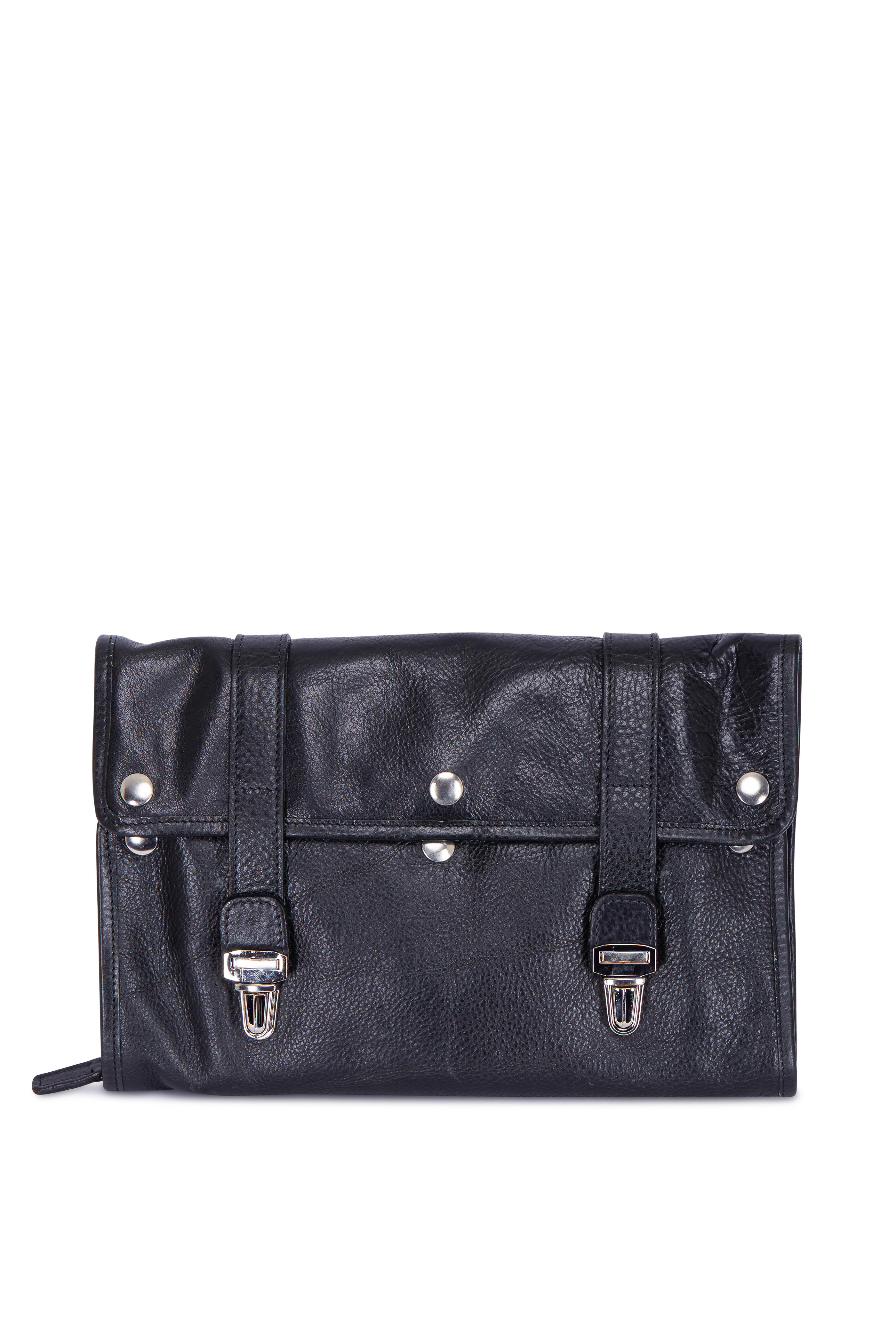 Moore & Giles - Austin Gunmetal Hanging Dopp Kit