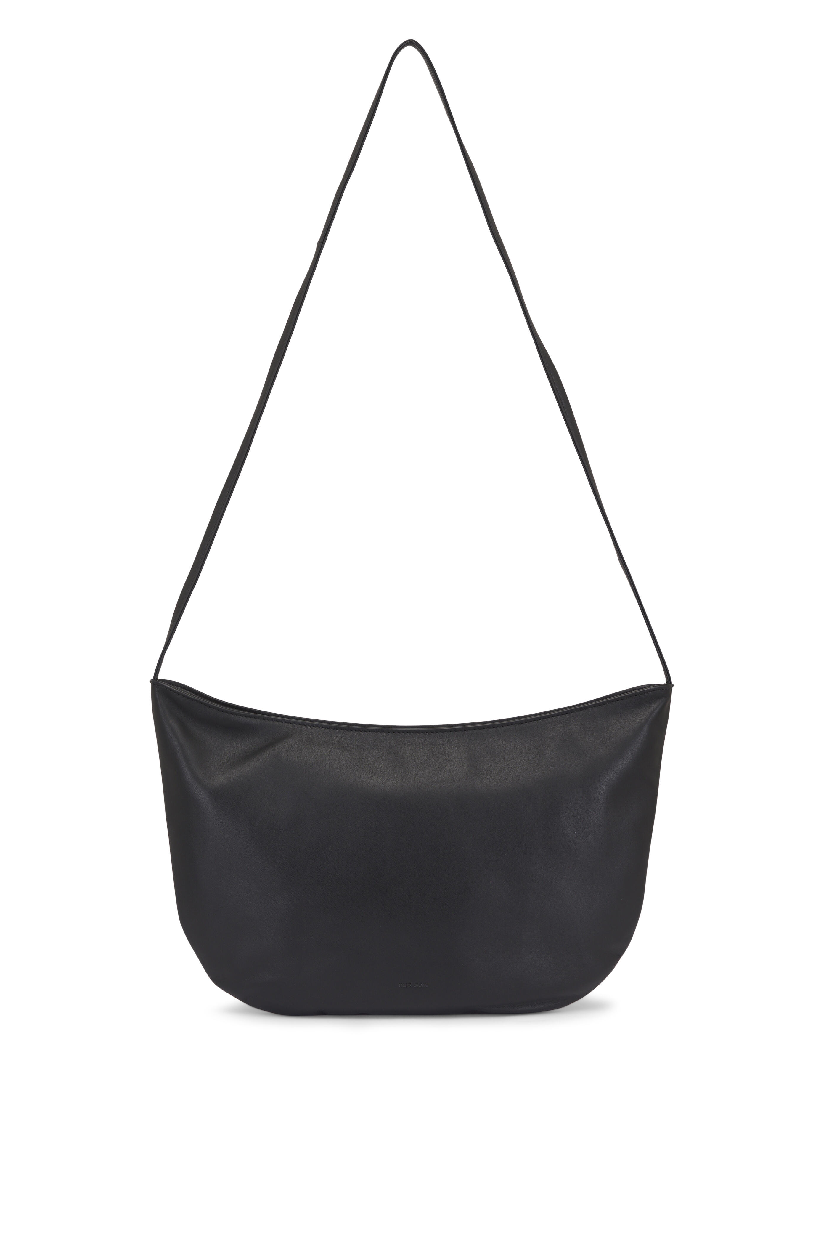 The Row - EW Izzy Black Ans Leather Crossbody