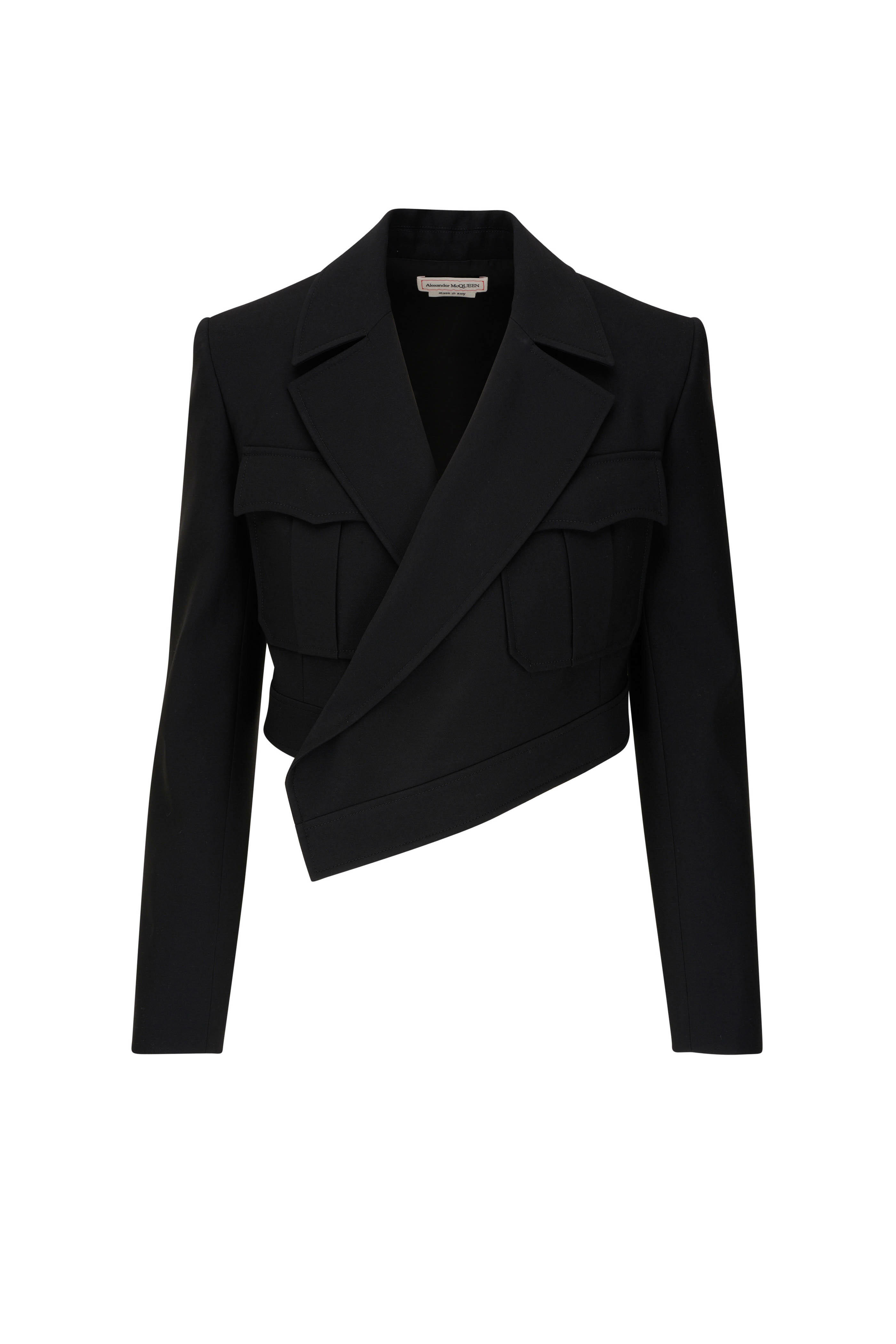 Alexander mcqueen discount wool blazer