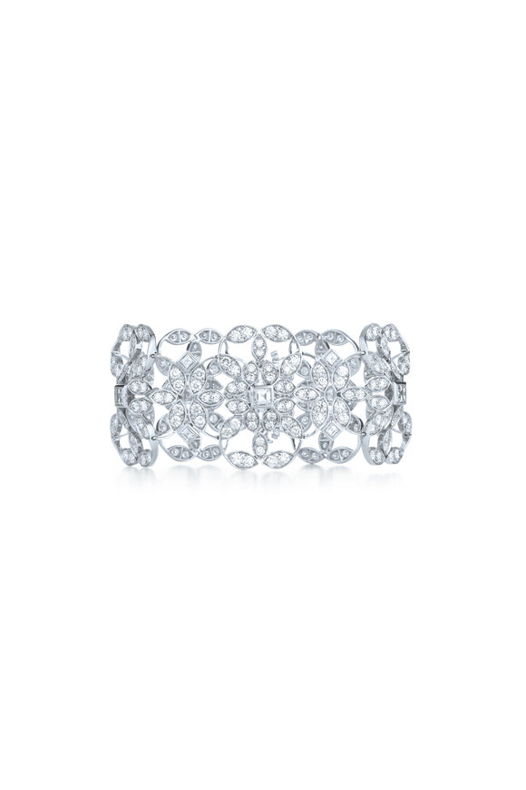 Kwiat - Crochet White Gold Diamond Bracelet
