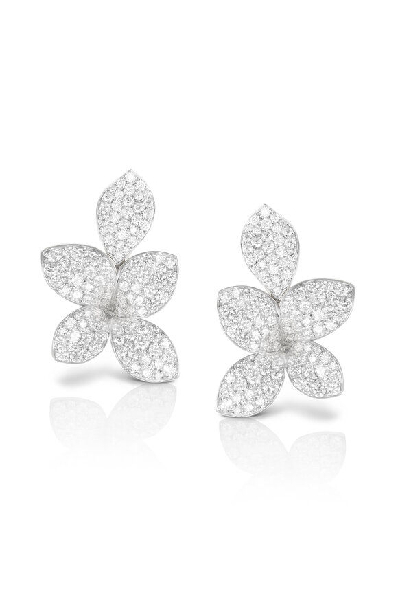 Pasquale Bruni 18k White Gold Giardini Segreti Earrings - view 1
