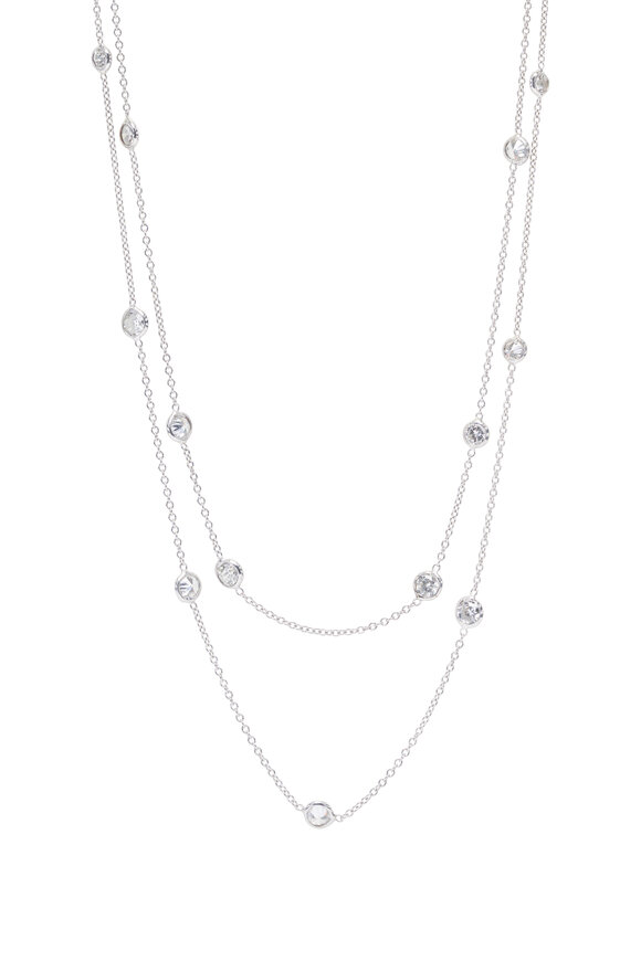 Renee Lewis Diamond Two Chain Necklace - view 2