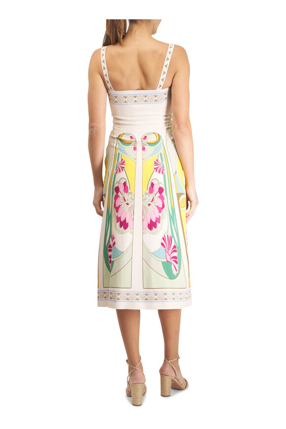 La DoubleJ Buy Me A Martini Multicolor Midi Dress - view 4