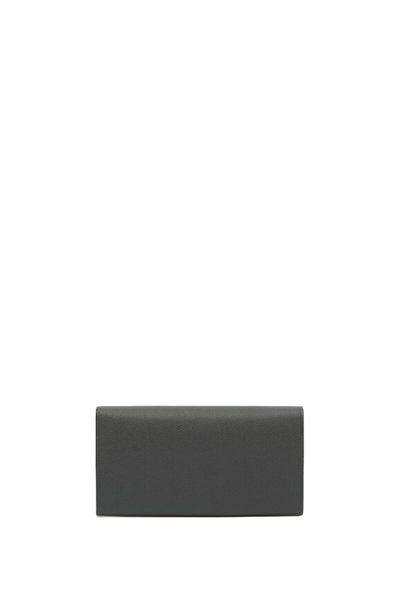 Valextra Portafglio Continental Fumo Londra Shoulder Bag - view 4