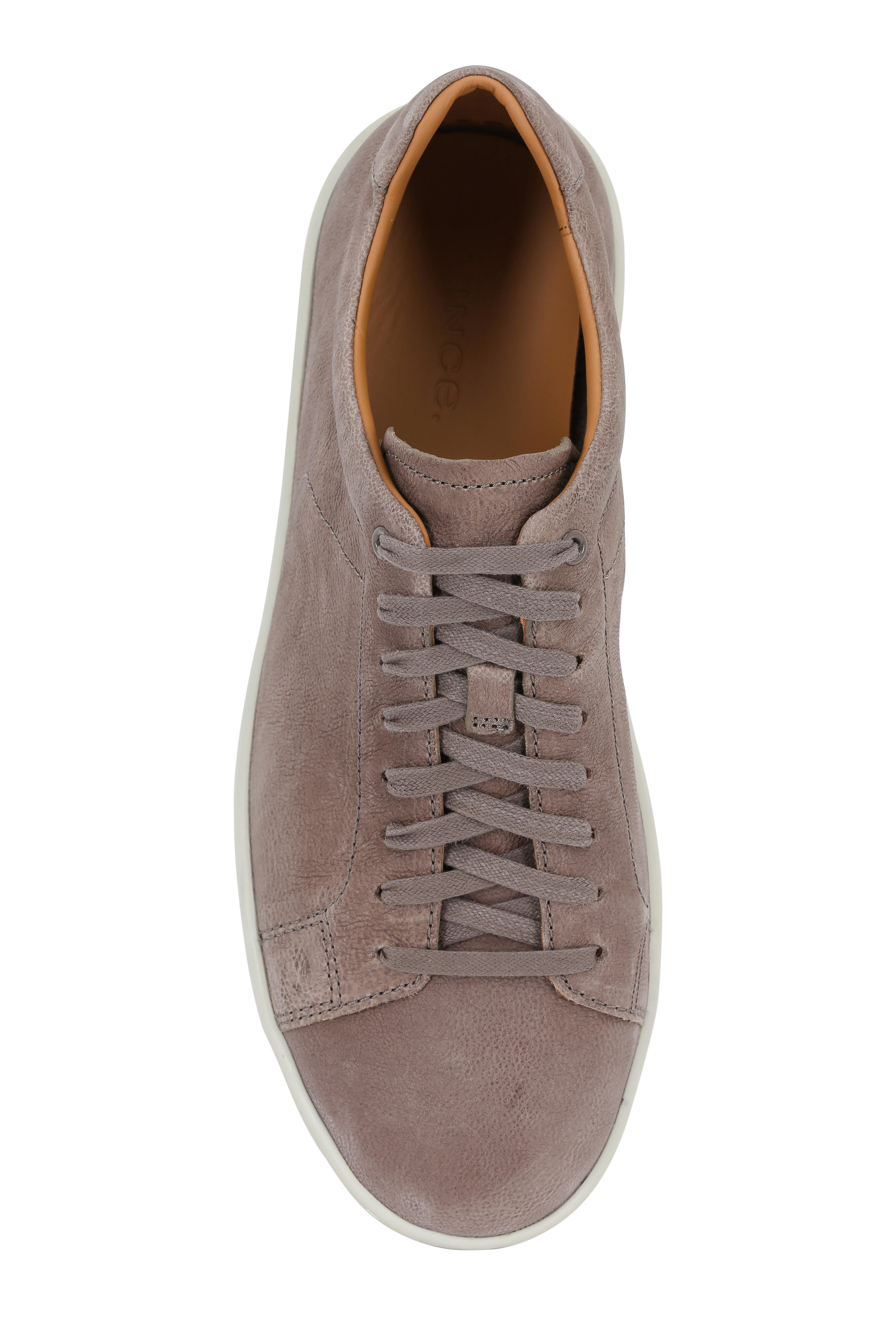 Vince - Slater Granite Gray Pebbled Leather Sneaker