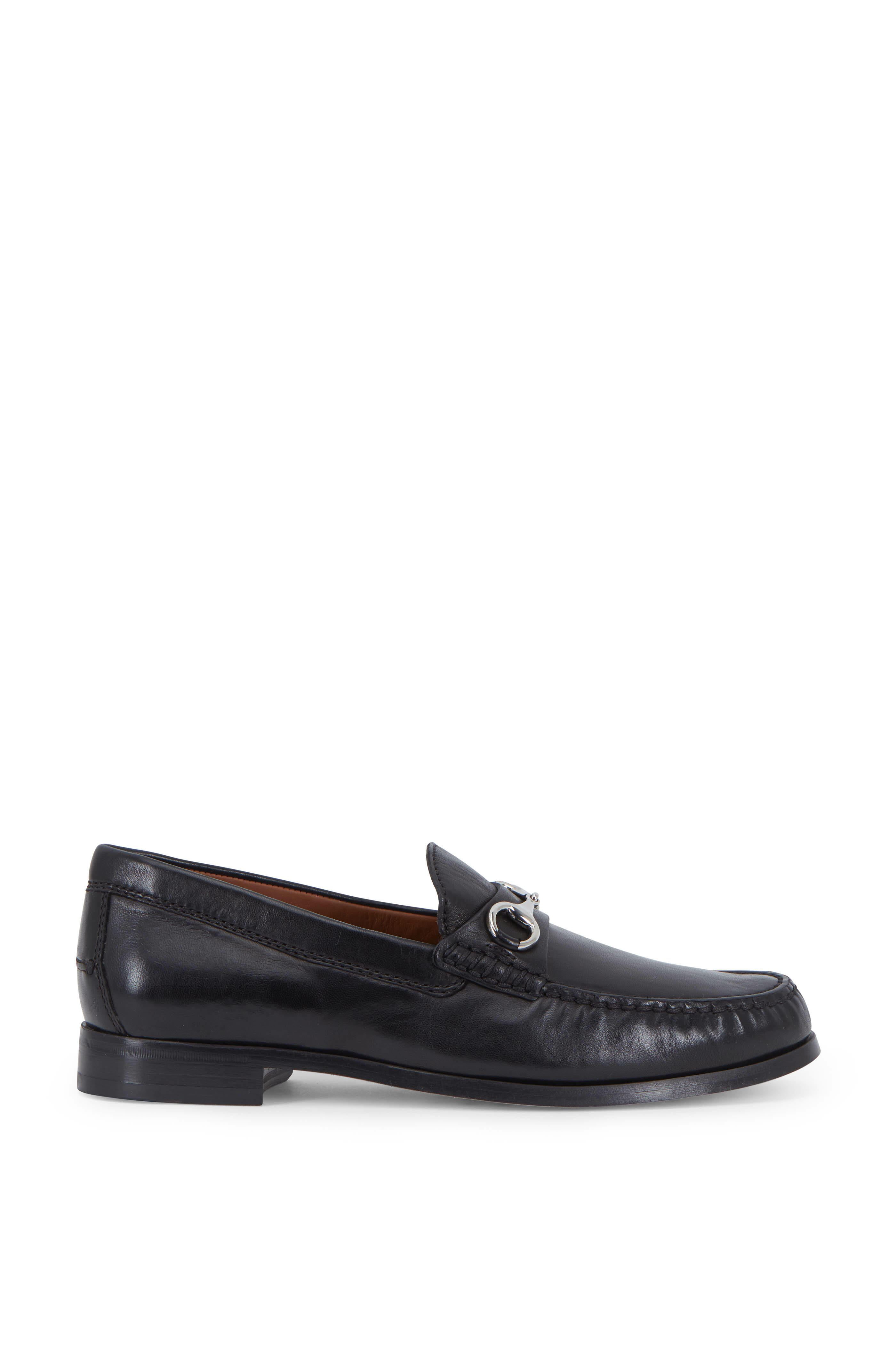 Trask Seaton Black Leather Bit Loafer Mitchell Stores