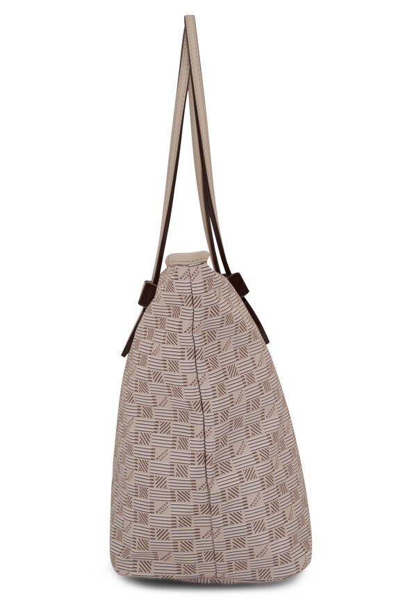 Moreau Paris - Medium Saint Tropez Ivory Monogram Tote 