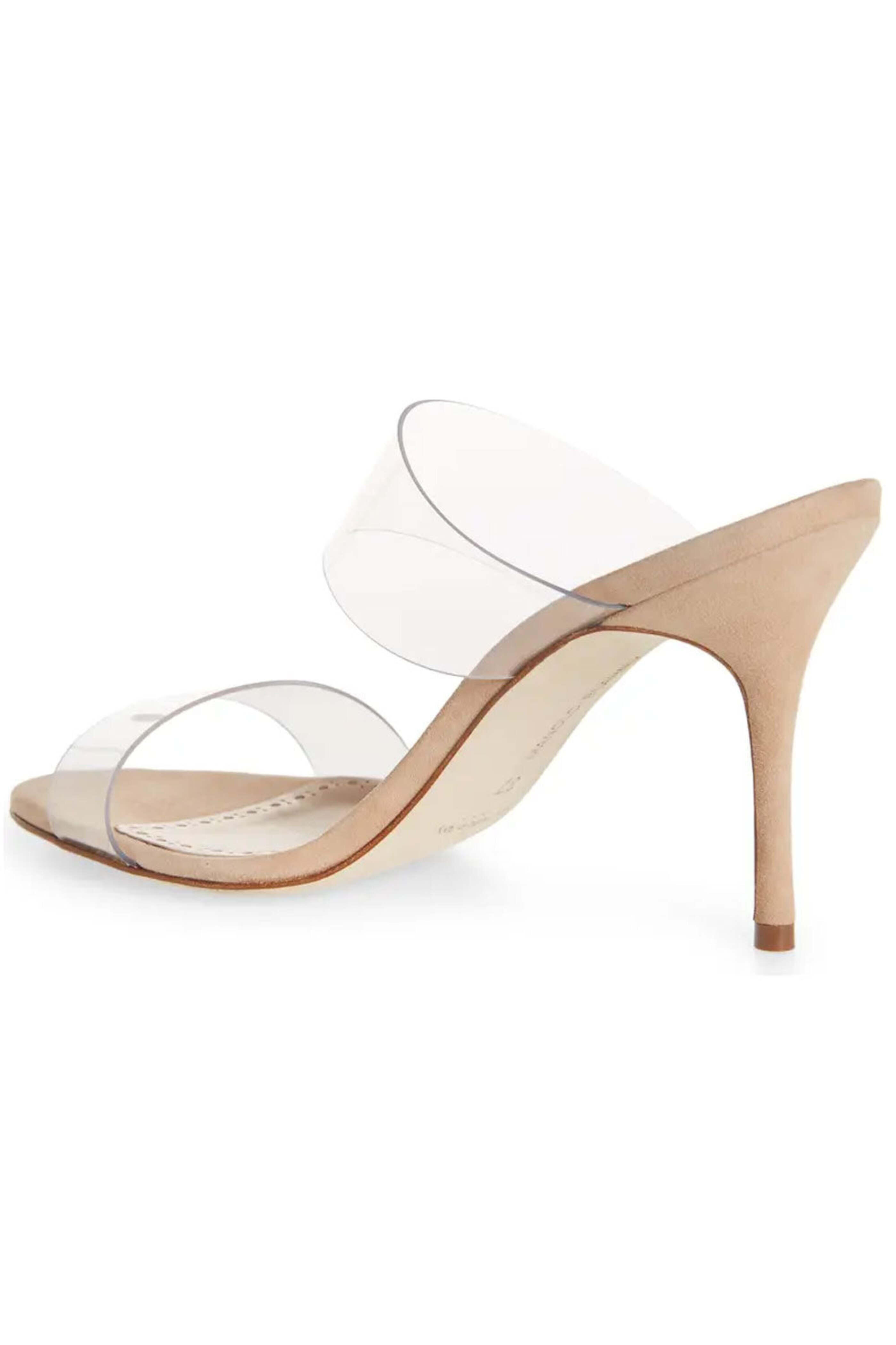 Manolo Blahnik - Scolto Sandal in Nude