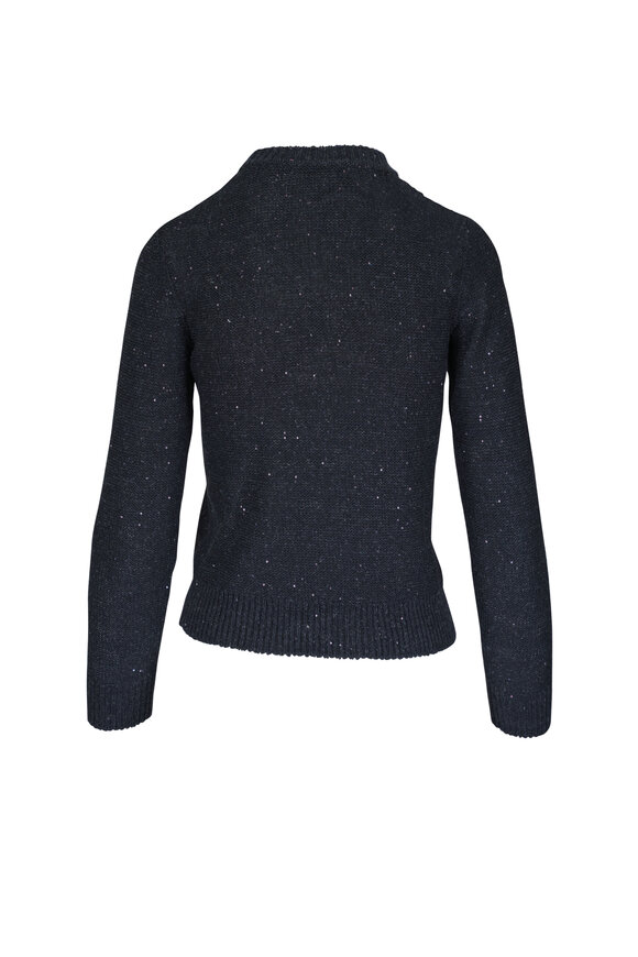 Akris - Charcoal Micro Sequin Sweater