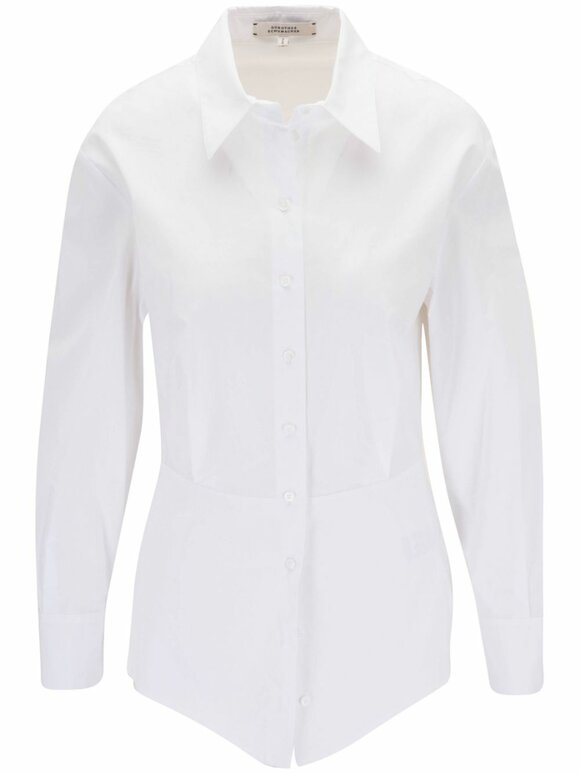 Dorothee Schumacher - Power White Cotton Poplin Blouse