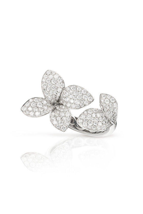 Pasquale Bruni 18k White Gold Giardini Segreti Ring - view 1