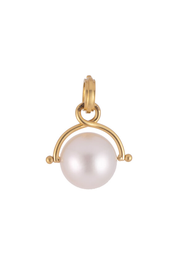 Sylva & Cie South Sea Pearl Drop Pendant - view 1