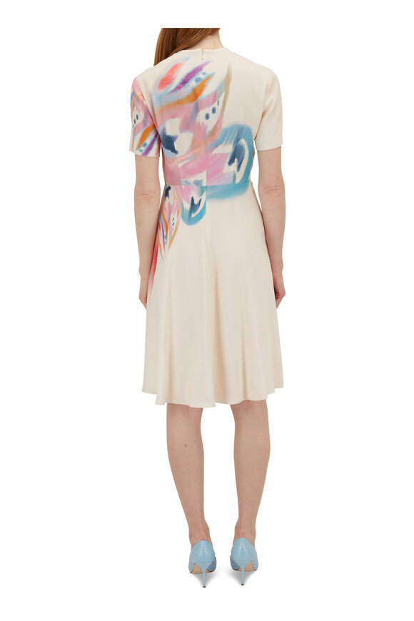 Etro - Cream Abstract Mini Dress 