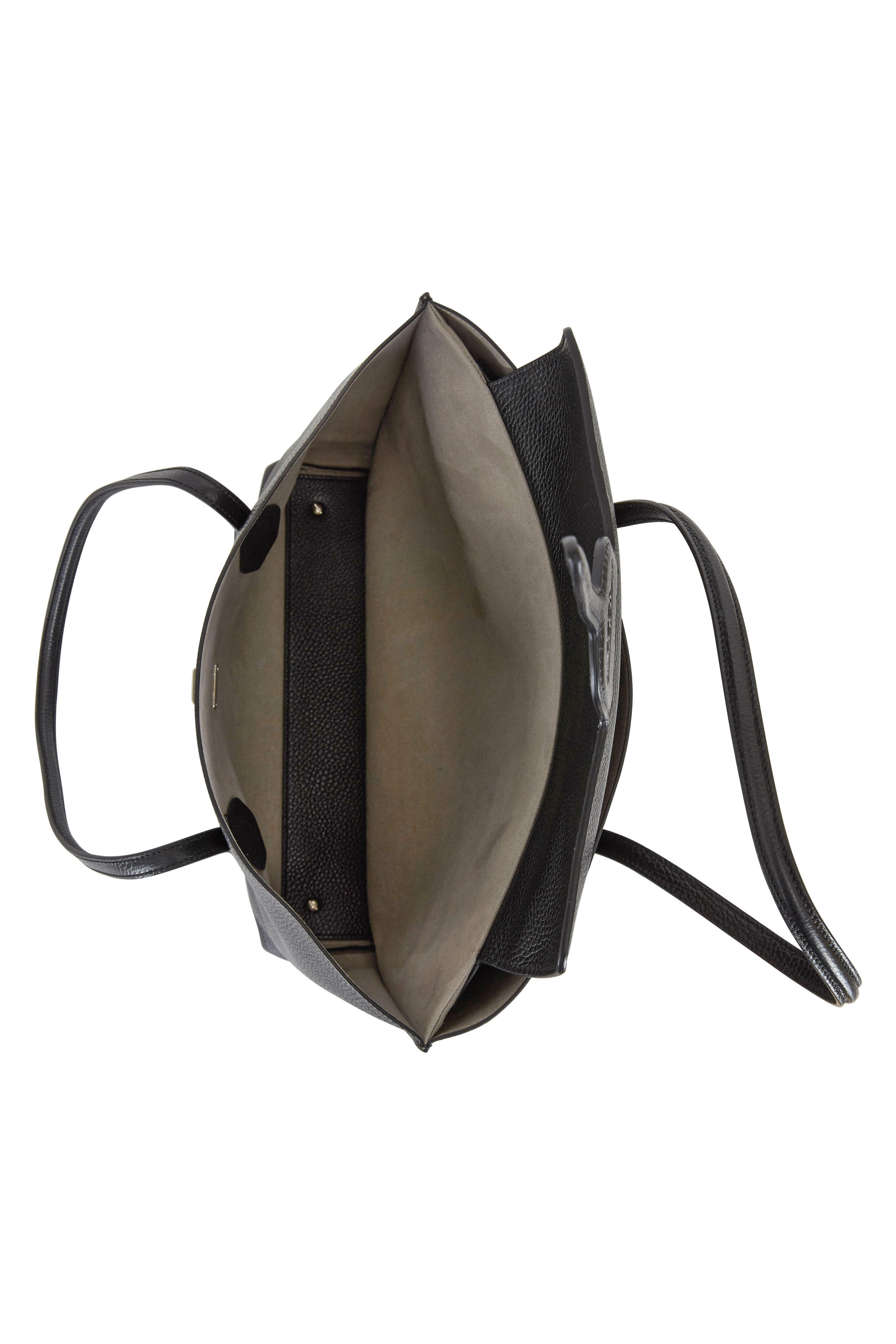 Tod's - New Joy Black Leather Medium Tote Bag | Mitchell Stores Tod's - New Joy Black Leather Medium Tote Bag | Mitchell Stores