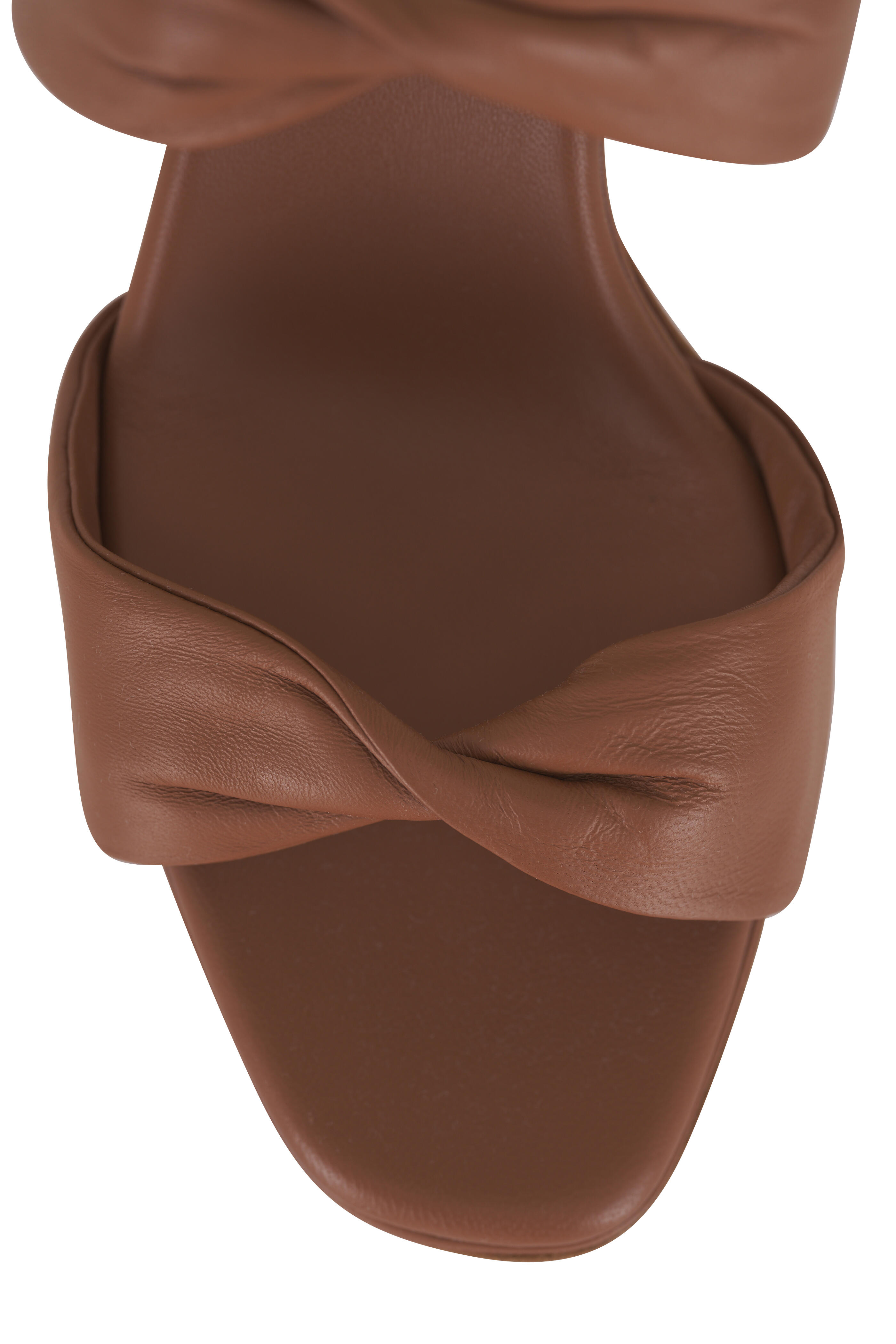 Aquazzura - Twist Cuoio Leather Sandal, 75mm